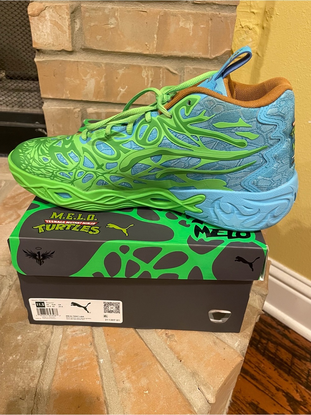Men’s PUMA LaMelo Ball MB.04 TMNT L&M basketball shoes.